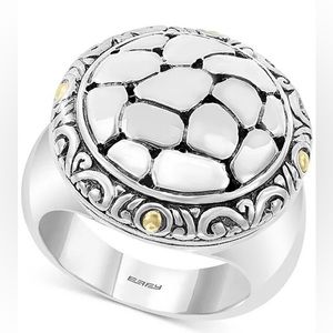 Effy Crackle Circle Statement Ring